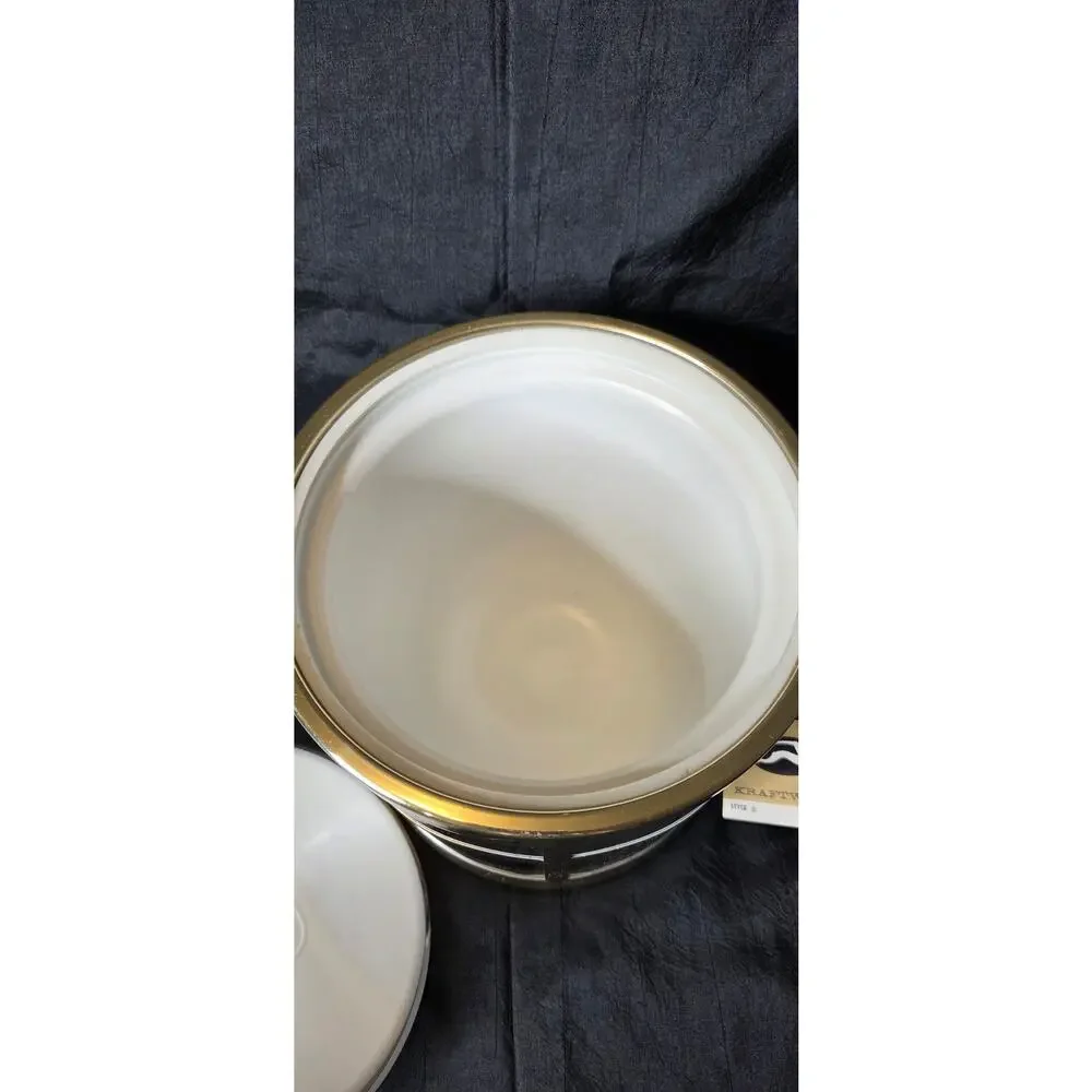 Kraftware Chrome Brass Ice Bucket